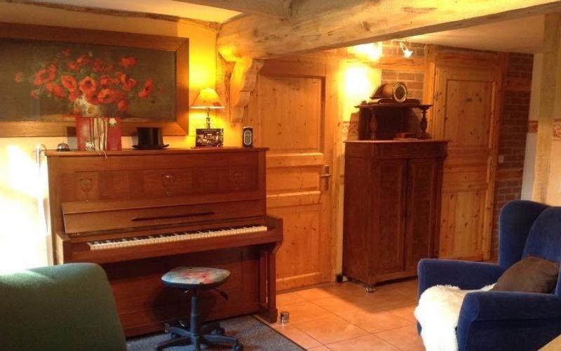 Altes Landhaus Oste, Klavier Appartement, 2 Zimmer Mit Kamin Hemmoor Экстерьер фото