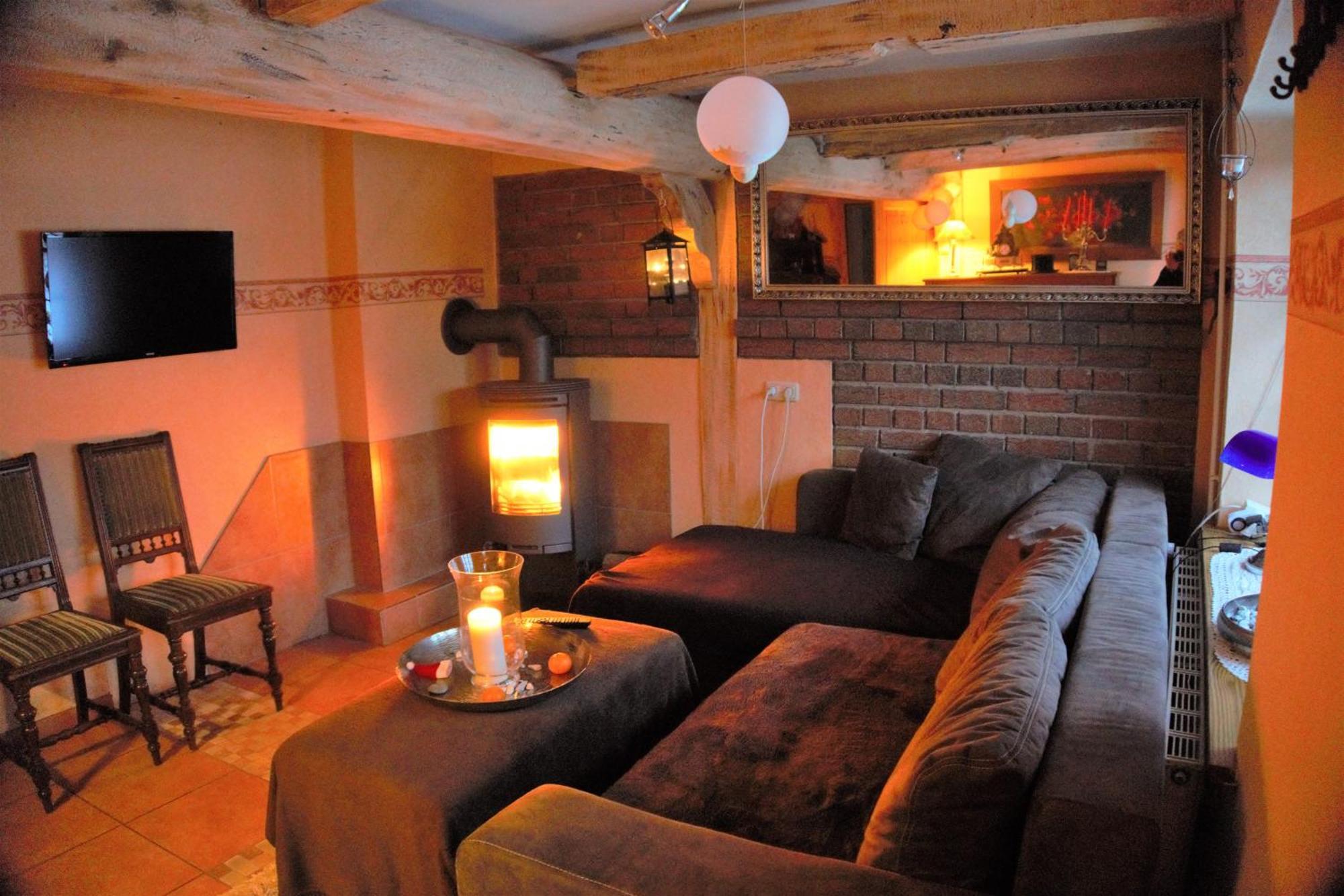 Altes Landhaus Oste, Klavier Appartement, 2 Zimmer Mit Kamin Hemmoor Экстерьер фото