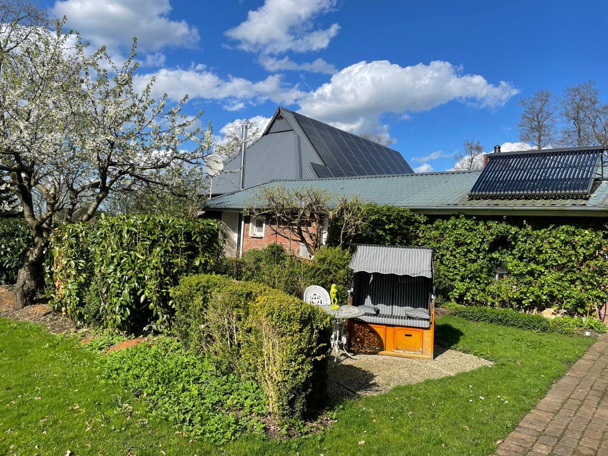Altes Landhaus Oste, Klavier Appartement, 2 Zimmer Mit Kamin Hemmoor Экстерьер фото