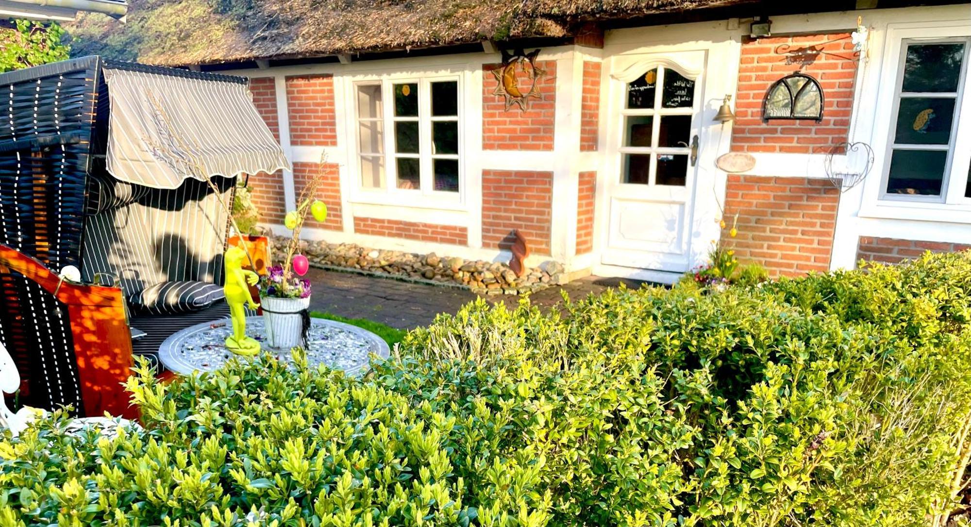 Altes Landhaus Oste, Klavier Appartement, 2 Zimmer Mit Kamin Hemmoor Экстерьер фото