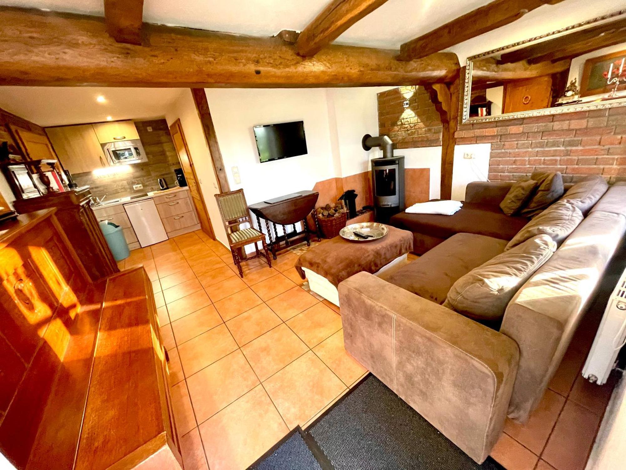 Altes Landhaus Oste, Klavier Appartement, 2 Zimmer Mit Kamin Hemmoor Экстерьер фото